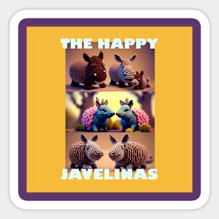 The Happy Javelinas Sticker